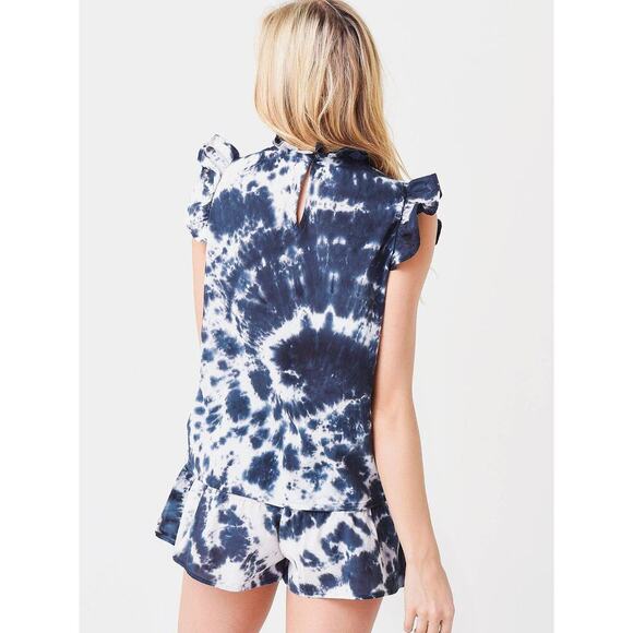 Stark X Women's Spiral Tie Dye Princess Top Sz S - Picture 9 of 9